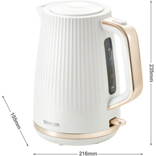 SENCOR SWK 7510WH elektromos vízforraló 1,7 l 2200 W fehér - 3