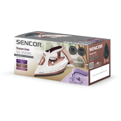 SENCOR SSI 3520RS gőzölős vasaló 3100 W, kerámia talppal, 280 ml tartállyal - 14