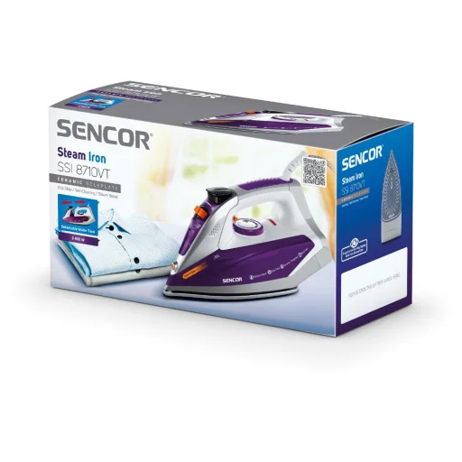 SENCOR SSI 8710VT kerámia gőzölős vasaló 2400 W, lila - 13