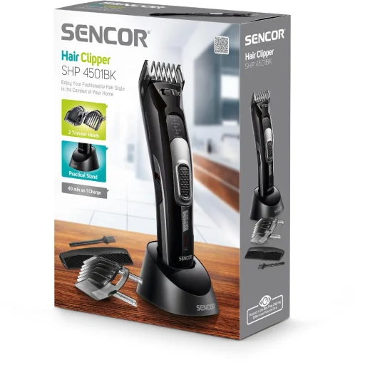 Sencor SHP 4501BK vezeték nélküli hajnyíró 2 fésűs feltéttel - 11