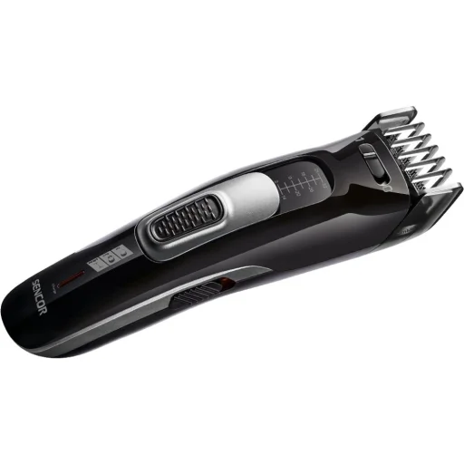 Sencor SHP 4501BK bezdrôtový zastrihávač vlasov s 2 hrebeňovými nástavcami - 3
