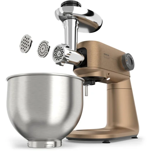 Sencor STM 7630RS Gordon konyhai robotgép 1500 W, 5,5 l, rozsdamentes acél edénnyel és húsdarálóval - 10