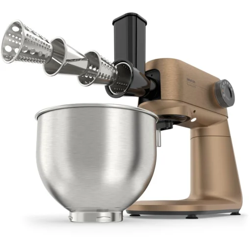 Sencor STM 7630RS Gordon konyhai robotgép 1500 W, 5,5 l, rozsdamentes acél edénnyel és húsdarálóval - 13