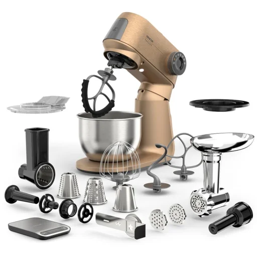 Sencor STM 7630RS Gordon konyhai robotgép 1500 W, 5,5 l, rozsdamentes acél edénnyel és húsdarálóval - 1