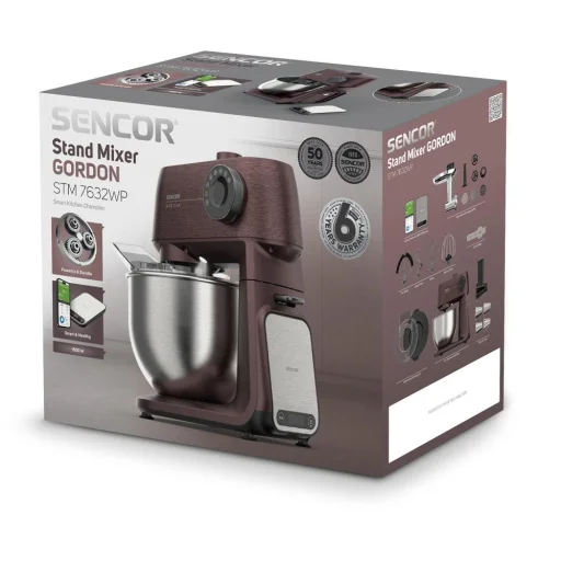 SENCOR STM 7632WP GORDON konyhai robotgép 1500 W, 5,5 l, fehér/krém - 15