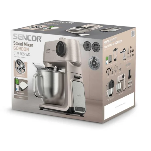 SENCOR STM 7651WS GORDON konyhai robotgép 1500 W, 5,5 l, fehér - 43