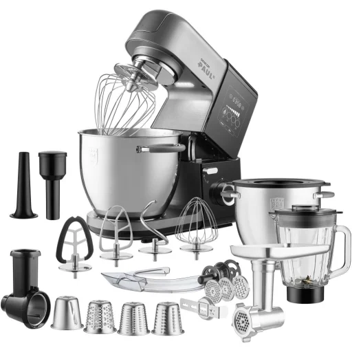 Sencor STM 8970 Paul 3 konyhai robotgép 1800 W, 2×6,7 l, turmixgép és húsdaráló tartozékkal - 1