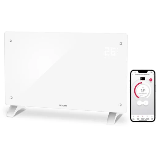 SENCOR SCF 4240WH üveg konvektor 2000 W fehér - 1