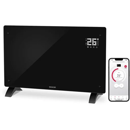 SENCOR SCF 4241BK üveg konvektor 2000 W fekete - 1