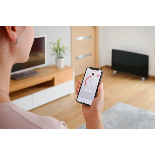 SENCOR SCF 4741BK Wi-Fi elektromos üveg konvektor 2400 W, fekete - 9