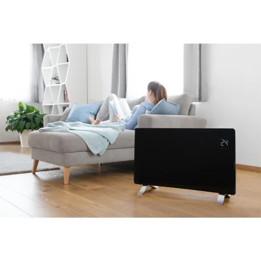 SENCOR SCF 4741BK Wi-Fi elektromos üveg konvektor 2400 W, fekete - 14