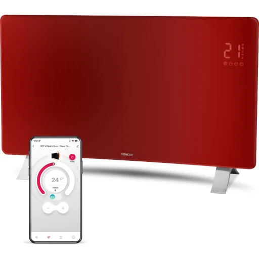 SENCOR SCF 4742RD Wi-Fi elektromos üveg konvektor 2400 W - 1