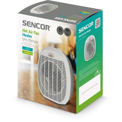 SENCOR SFH 7017WH hősugárzó 2000 W fehér/szürke - 3