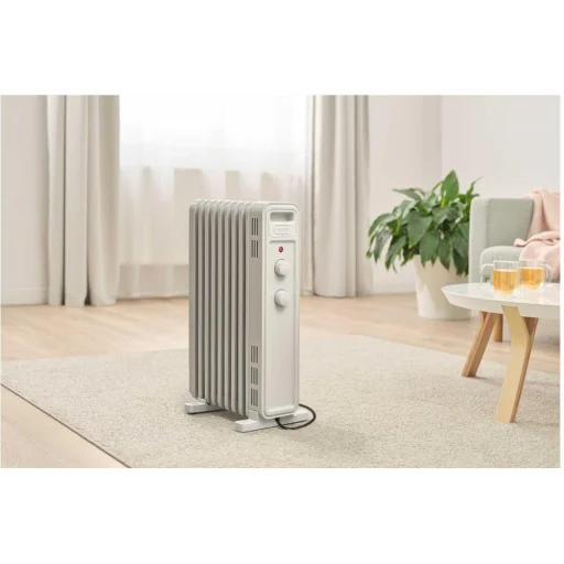 SENCOR SOH 3409WH elektromos olajradiátor, 2000 W, 9 tagos, fehér - 8