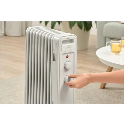 SENCOR SOH 3409WH elektromos olajradiátor, 2000 W, 9 tagos, fehér - 9