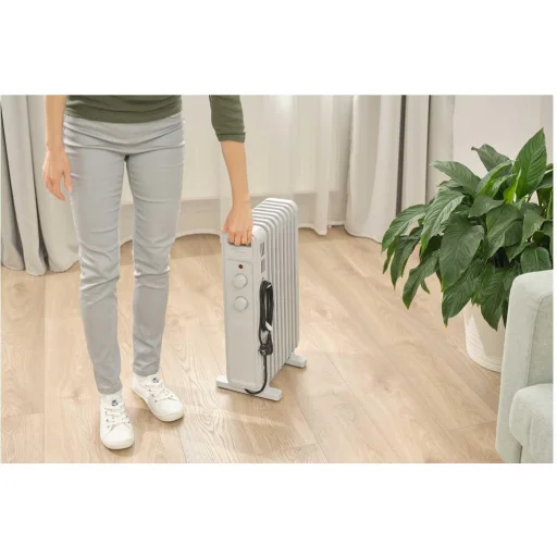 SENCOR SOH 3409WH elektromos olajradiátor, 2000 W, 9 tagos, fehér - 10