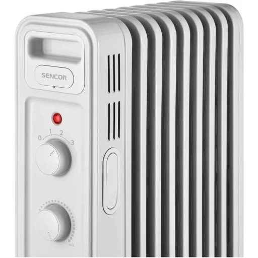 SENCOR SOH 3409WH elektromos olajradiátor, 2000 W, 9 tagos, fehér - 3