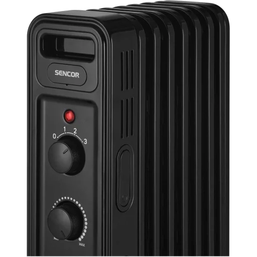 SENCOR SOH 3507BK elektromos olajradiátor, 1500 W, 7 tagos, fekete - 4