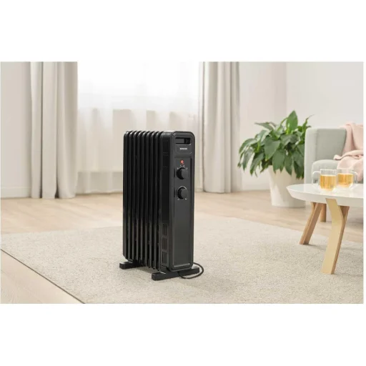 SENCOR SOH 3509BK elektromos olajradiátor, 2000 W, 9 tagos, fekete - 8