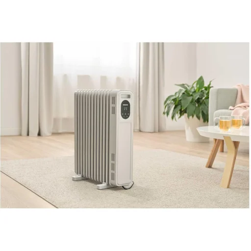 SENCOR SOH 6213WH elektrický olejový radiátor 2500 W, 13-rebrový, biely - 8