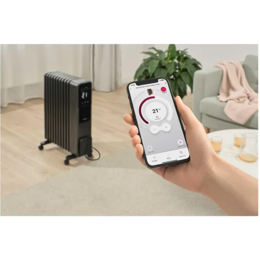 SENCOR SOH 8211GY okos elektromos olajradiátor 2400 W, 11 bordás, szürke - 13