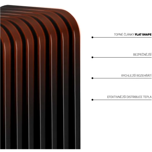SENCOR SOH 8211GY okos elektromos olajradiátor 2400 W, 11 bordás, szürke - 7