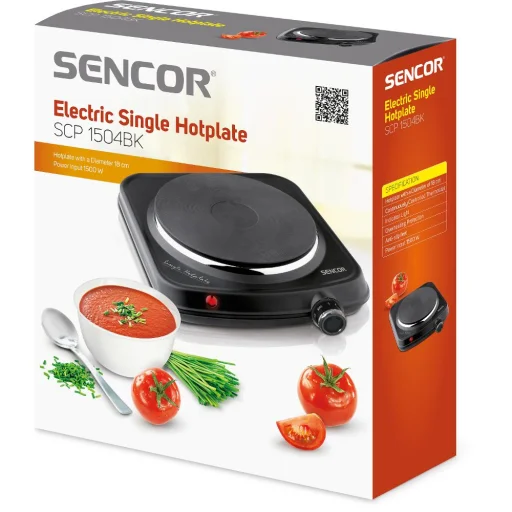 Sencor SCP 1504BK-EUE4 elektromos főzőlap 1500 W, 18 cm - 10