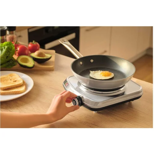 Sencor SCP 1506SS egyzónás elektromos főzőlap 1500 W, 18 cm - 8