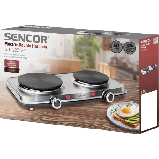 SENCOR SCP 2256SS kétlapos elektromos főzőlap 2500 W - 9
