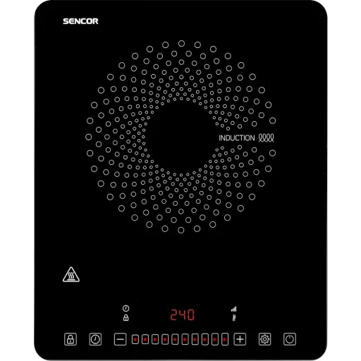 SENCOR SCP 3701BK indukciós főzőlap 2000 W, fekete - 2