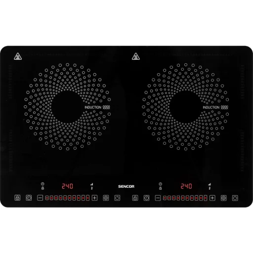 SENCOR SCP 4501BK kétzónás indukciós főzőlap 3400 W fekete - 2