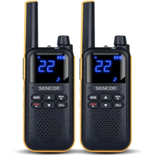 Sencor SMR 700 Yellow PMR adóvevő készlet, 2 db, sárga - 2