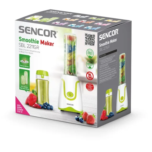 SENCOR SBL 2211GR smoothie maker 500 W 0,6 l + 0,3 l zöld - 11