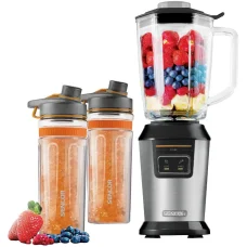 Sencor SBL 7550SS smoothie maker 800 W 2 db 0,6 l sportpohárral és 0,9 l üvegedénnyel
