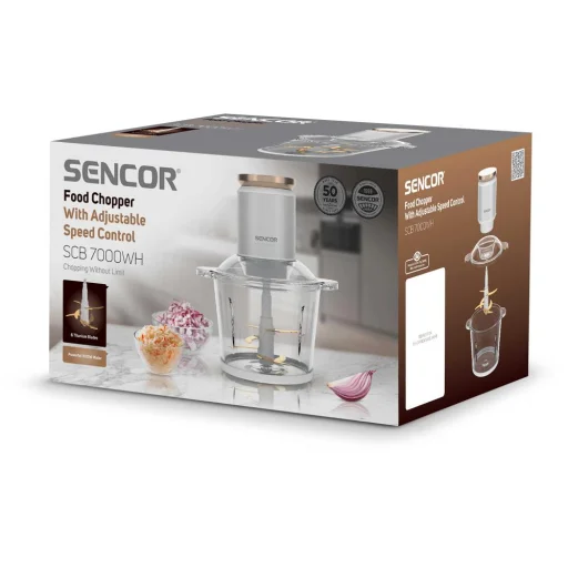 SENCOR SCB 7000WH elektromos aprító 800 W, 3 l, 6 titán pengével - 12