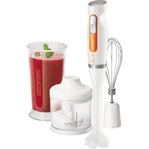 SENCOR SHB 4260WH-EUE3 600 W botmixer szett 700 ml keverőedénnyel és 500 ml aprítóedénnyel - 1