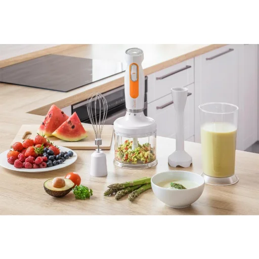 SENCOR SHB 4260WH-EUE3 600 W botmixer szett 700 ml keverőedénnyel és 500 ml aprítóedénnyel - 17