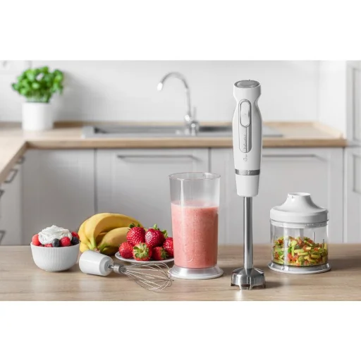 SENCOR SHB 4460WH-EUE3 1000 W-os botmixer szett fehér, aprítóval és habverővel - 21