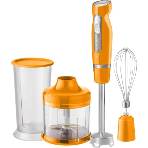 SENCOR SHB 4463OR-EUE3 botmixer szett 1000 W, 700 ml mixelő- és 500 ml aprítóedénnyel, rozsdamentes tartozékokkal - 2