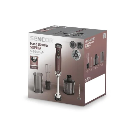 SENCOR SHB 5612WP SOPHIA 4 az 1-ben botmixer 1500 W, fehér, 500 ml aprítóval és 700 ml mérőedénnyel - 14