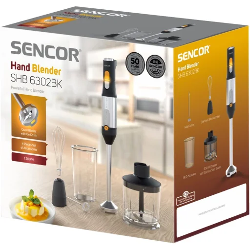 SENCOR SHB 6302BK 5 az 1-ben botmixer 1200 W fekete - 15