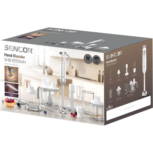 SENCOR SHB 6551WH 4 az 1-ben botmixer 1500 W fehér - 21