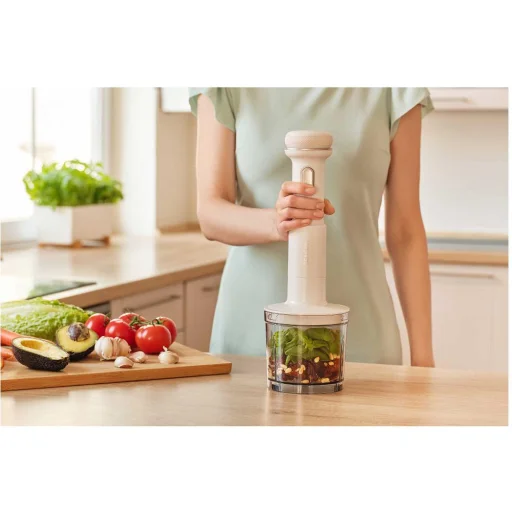 SENCOR SHB 9130WH akkumulátoros botmixer szett fehér, 500 ml aprítóval és 700 ml mérőedénnyel - 13