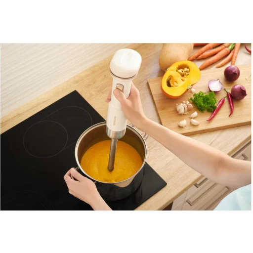 SENCOR SHB 9130WH akkumulátoros botmixer szett fehér, 500 ml aprítóval és 700 ml mérőedénnyel - 14