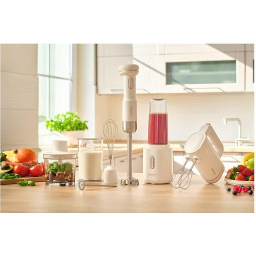 SENCOR SHB 9130WH akkumulátoros botmixer szett fehér, 500 ml aprítóval és 700 ml mérőedénnyel - 15