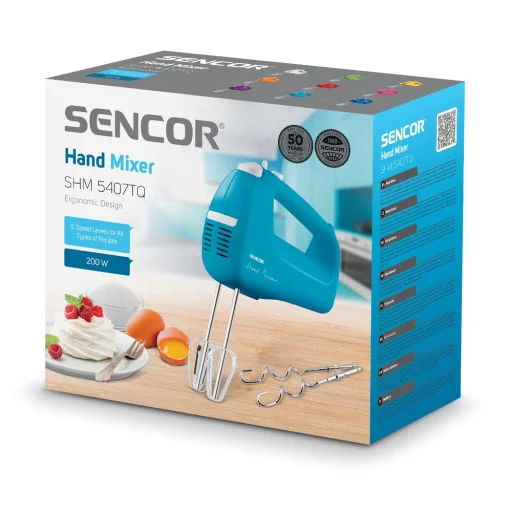 SENCOR SHM 5407TQ kézi mixer 200 W, türkiz - 9