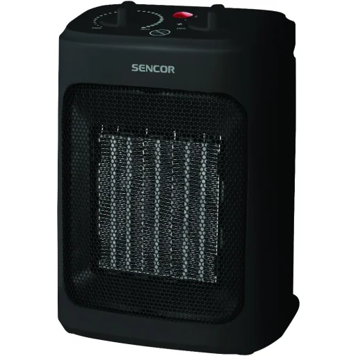 SENCOR SFH 7601BK kerámia hősugárzó, 2000 W, fekete - 1