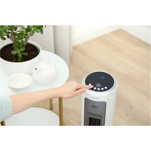 SENCOR SFH 8994WH WiFi kerámia oszlop hősugárzó, 2200 W, fehér - 8