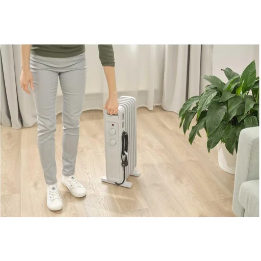 SENCOR SOH 3407WH elektromos olajradiátor, 1500 W, 7 tagos, fehér - 11