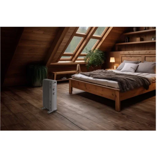 SENCOR SOH 3407WH elektromos olajradiátor, 1500 W, 7 tagos, fehér - 12